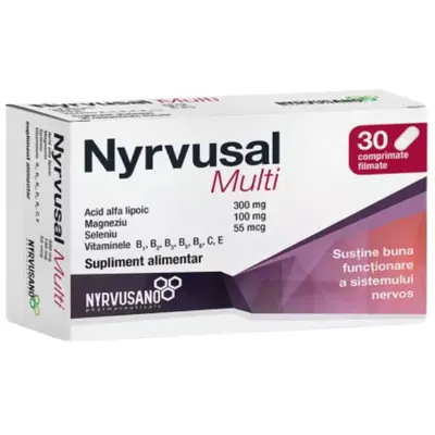 Nyrvusal Multi, Nyrvusano Pharmaceuticals | 30 comprimate