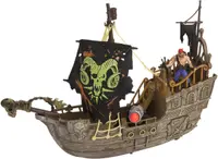 Set de joacă Chap Mei Pirates - Navă pirat, părți care strălucesc în întuneric