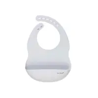 Baveta ajustabila din silicon cu buzunar Nordic grey