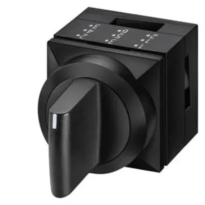 Buton selector cu 3 pozitii, 2x50°, cu retinere