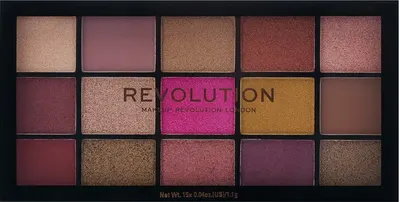 Makeup Revolution Reloaded - Paletă de farduri Prestige, 15 culori