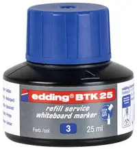 Cerneală pentru markere pentru tablă albă Edding BTK 25 - Albastru, 25 ml