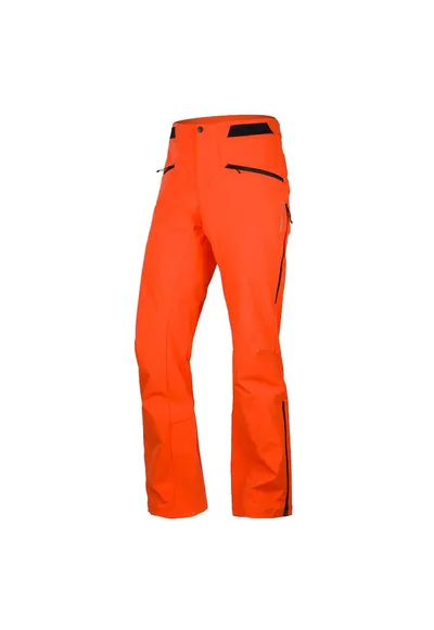 Men's ski softshell pants 3L BURT - Portocaliu