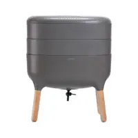 Coș pentru compost gri 21,7 l Urbalive – Plastia