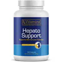 RX VITAMINS Hepato Support, supliment sistem hepatic câini, capsule RX VITAMINS Hepato Support, supliment sistem hepatic câini și pisici, flacon, 180 capsule