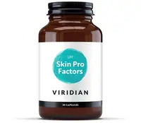 SPF Skin Pro Factors antioxidant pentru piele, 30 capsule, Viridian
