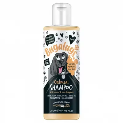 Sampon Caini, Bugalugs Oatmeal, 250 ml