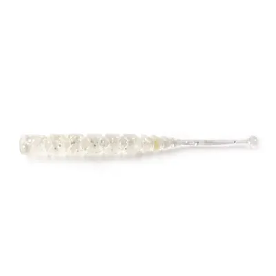 Grub Mustad Aji Micro Plu 5 Cm Clear Rainbow Glitter, 15 Buc / Plic