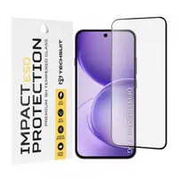 Folie de protectie Ecran Techsuit pentru Oppo Reno16 F / Reno16 FS, Sticla Securizata, Full Glue, Neagra