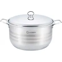 Cratita din Inox Grunberc, cu Capac, 26 l, 40 cm