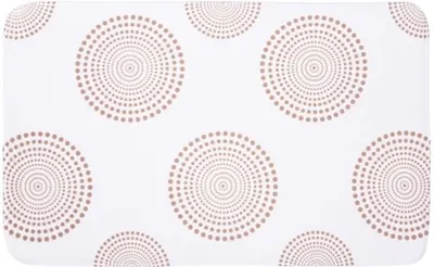 Covoraș de baie Inter Ceramic - Coral fleece, 50 x 80 cm, alb