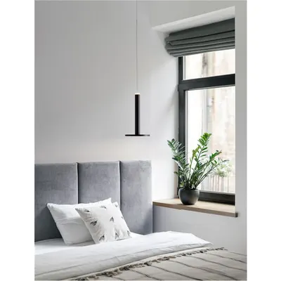 Lampa suspendata PALENCIA Mat Negru Metal LED 11 Wat 230 Volt 414Lm 3000K IP20