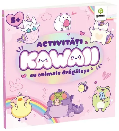 Activități Kawaii cu animale drăgălașe - Paperback brosat