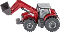 Toy Siku - Tractor Massey Ferguson cu încărcător frontal, 1:50