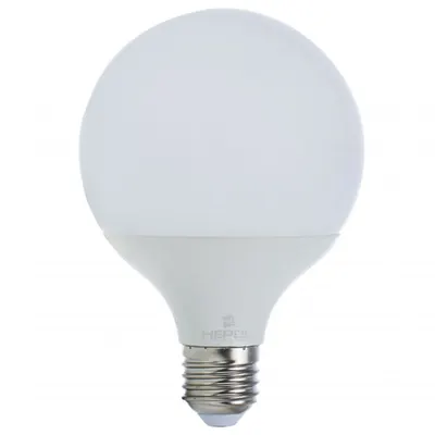 Bec LED HEPOL, forma G95, E27, 15W, 30000 ore, lumina calda