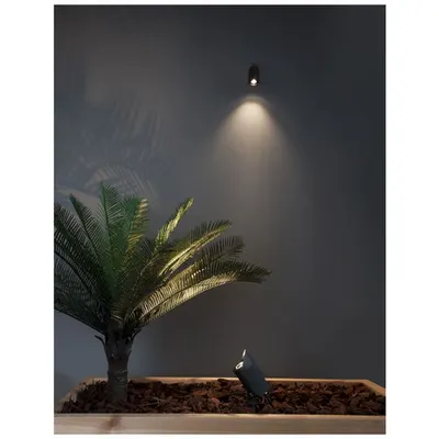 Spot INSIDE Nisipiu Negru Aluminiu & Sticla LED 7 Wat 420Lm 3000K, 220-240 Volt 50Hz Beam 24 degree -IP65