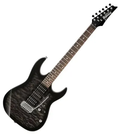 Chitara electrica Ibanez - GRX70QA, Negru transparent Sunburst