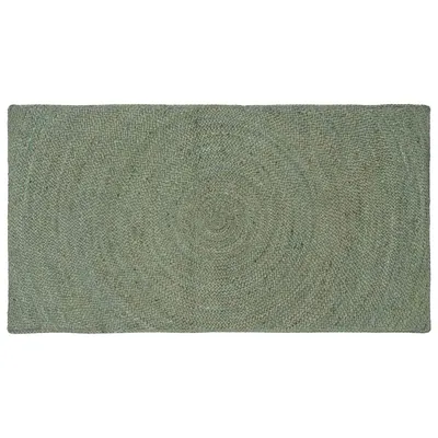 vidaXL Covoare de zonă Verde măsliniu 60 x 110 cm Iută