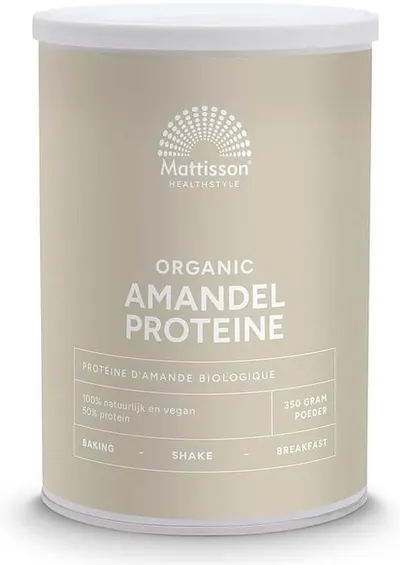 Vegan Almond Protein, 350 g, Mattisson Healthstyle