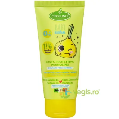 Crema Protectoare pentru Schimbarea Scutecelor pentru Pielea Sensibila a Bebelusilor 0+ Luni 100ml