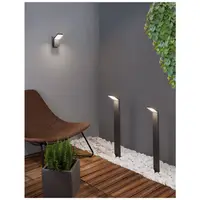 Pitic PARK Aluminiu Inchis Gray Acrylic Diffuser, IC Driver Included LED 6 Wat 350Lm 3000K 220-240 Volt 50Hz Beam 120 degrees -IP54-
