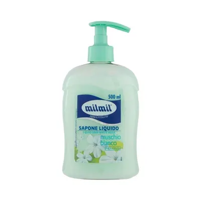Sapun Lichid Mil Mil, Mosc Alb, 500 ml