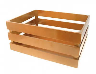 Cos Bicicleta Lemn 43x33x19cm Natur