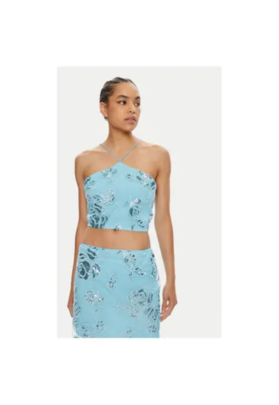 Tricou dama - 304471339 - Poliester reciclat - Albastru - Albastru