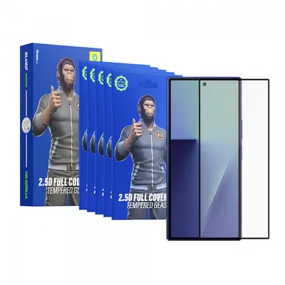 Folie de protectie Ecran Exterior Blueo HD pentru Samsung Galaxy Z Fold8 Ultra F976, Sticla Securizata, Full Glue, 2.5D, Set 5 bucati, Neagra