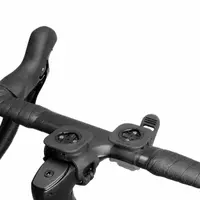 Suport computer GPS bicicletă silicon prindere rapidă - Negru