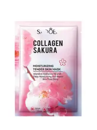 Sadoer Masca de fata cu colagen si floare de cires 25 g Collagen Sakura