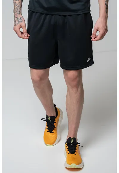 Pantaloni relaxed fit cu snur - Negru