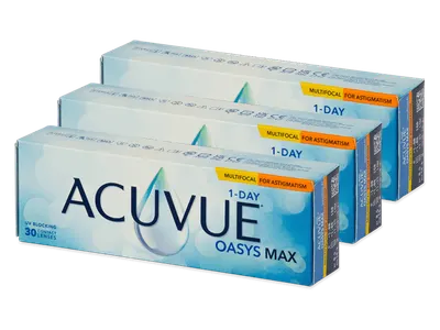 Acuvue Oasys Max 1-Day Multifocal for Astigmatism (90 lentile)