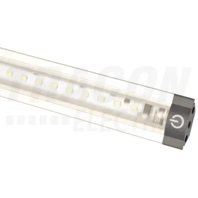 LED inseriabil pentru mobilier, constructie triunghiulara LSBS5CW 12 VDC, 5 W, 470 lm, 6000 K, 72×SMD3528, EEI=A