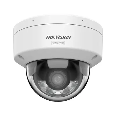 Camera supraveghere IP Dome cu iluminare duala Hikvision ColorVu DS-2CD2187G3-LIY, 8 MP, 2.8 mm IR/lumina alba 30 m, slot card, anti-coroziune, PoE