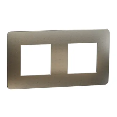 Placa ornament, Unica Studio Metal, doua module, auriu