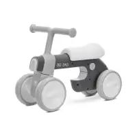 Bicicleta de echilibru, Lorelli Zig Zag, scaun reglabil 2 pozitii, cadru usor si stabil, lumini si muzica, Grey