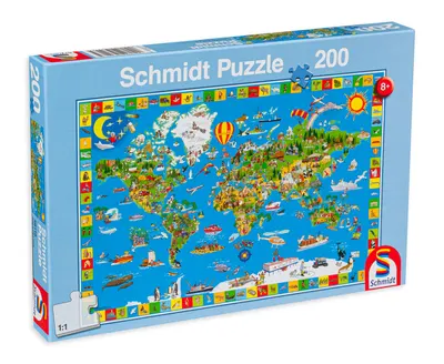 Puzzle Schmidt din 200 de piese - Your amazing world