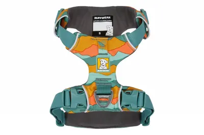 Ham ajustabil Front Range Ruffwear, Spring Mountains, confortabil, cu banda reflectorizanta, XS (43-56 cm)