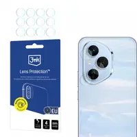 Folie de protectie Camera Spate 3MK Protection pentru Honor 400 Pro, Sticla Flexibila, Set 4 bucati, Transparenta