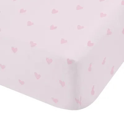Cearceaf pentru copii, roz, din microfibră pentru pat dublu/pentru saltea înaltă cu elastic 135x190 cm Soft as a Cloud – Catherine Lansfield
