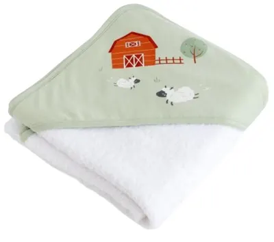 Prosop pentru bebeluși Bonjourbebe - 100 x 100 cm, Funny Farm