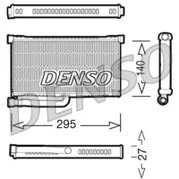 Schimbator caldura, incalzire habitaclu DENSO DRR02004