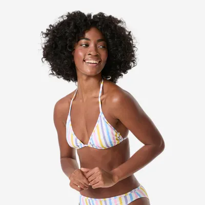 Sutien de baie triunghi dungi surf Mae Belza Multicolor Damă