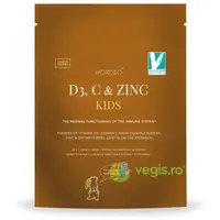 Vitamina D3, Vitamina C si Zinc pentru Copii 53g