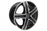 Janta aluminiu 7,5x17, 5x120, CH 65,1, ET: 55; potrivit ALFA ROMEO 159; AUDI A4 B8; TOYOTA YARIS; VW AMAROK, CRAFTER 01.03- MAK King5 Black ice
