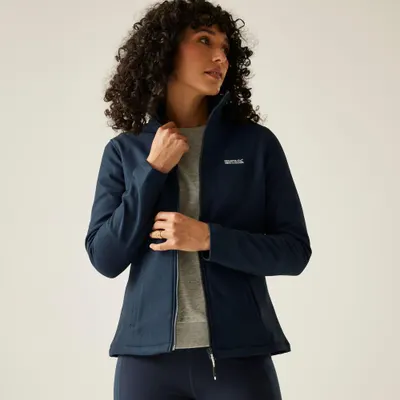 Softshelljacke Connie V Wandern/Outdoor/Trekking Damen Navy Marl Wasserdicht
