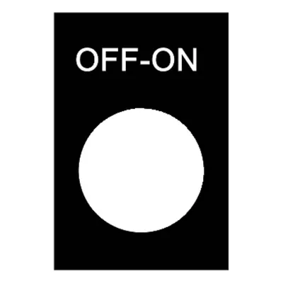 Legenda - 30 X 40 Mm - Negru - Off-On