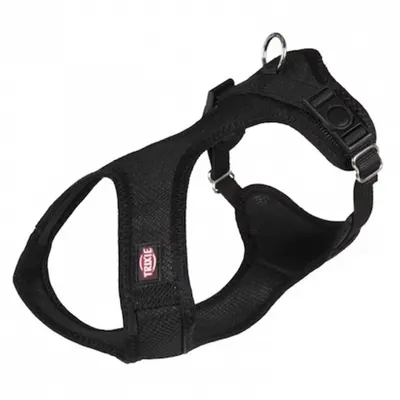 Ham pentru caini Soft XSS - XS 28 - 40 cm 15 mm, negru