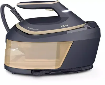 Stație de călcat cu abur Philips - PSG6066/20, 2400W, 130 g/min, neagră